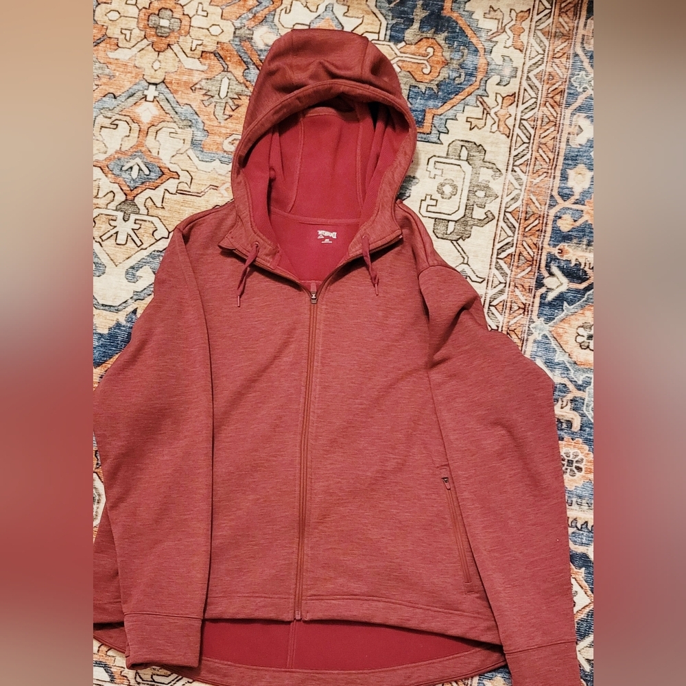 Duluth Trading Co Full Zip Hoodie – XXL – Warm Pink